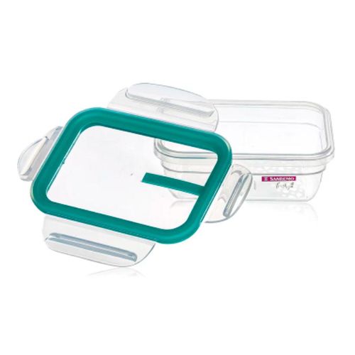 Pote Plástico Sanremo com Travas Verde 330ml