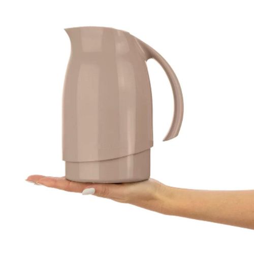 Garrafa Térmica Plástico Sanremo 700Ml Cuidar Bule Bege