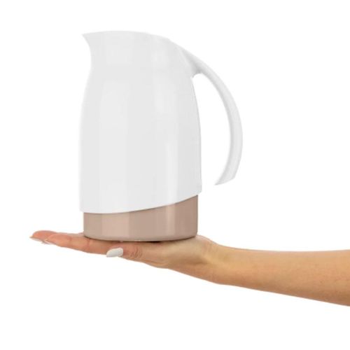 Garrafa Térmica Plástico Sanremo 700Ml Cuidar Bule Branco