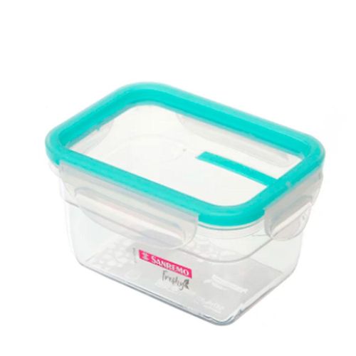 Pote Plástico Sanremo com Travas Verde 537ml