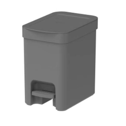 Lixeira 6L com Pedal Trium Preta