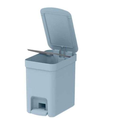 Lixeira 6L com Pedal Trium Preta