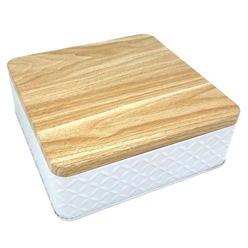Pote de Armazenamento NDI Branco 17x17x6cm