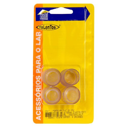 Ponteira Externa Talentos Transparente com 4 Peças 7/8"