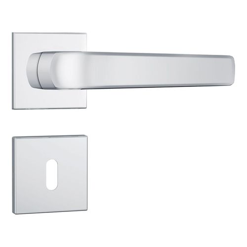 Fechadura Interna Zamac Stam 813/17 Roseta Quadrada Acabamento Inox 40mm