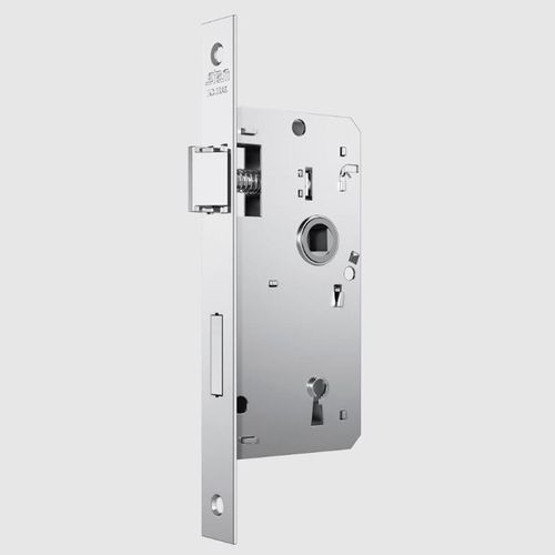 Fechadura Interna Zamac Stam 813/17 Roseta Quadrada Acabamento Inox 40mm