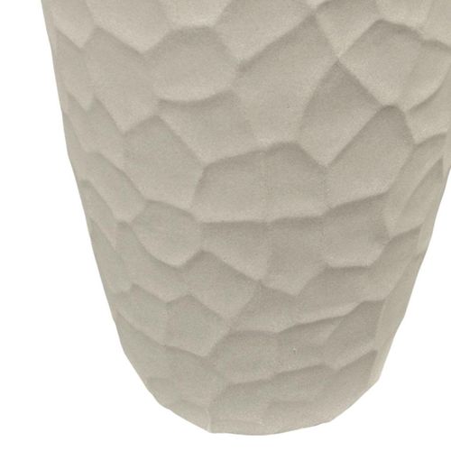 Vaso de Polietileno Japi Cônico Prisma Cimento 31x31cm