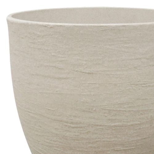 Vaso de Polietileno Japi Europa Redondo Cimento 42x42cm