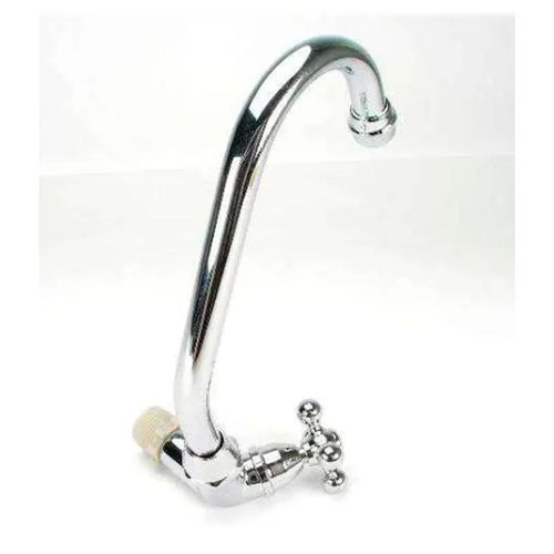 Torneira Pia Real de Parede C-33 Bica Móvel Baixa 3/4" Cromado