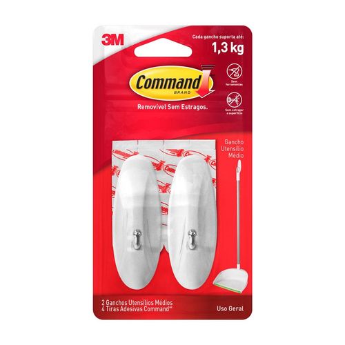 Gancho Command 3M Utilidades Domésticas Médio