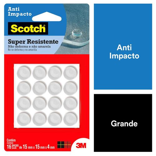 Anti Impacto 3M Scotch Redondo com 16 Peças G