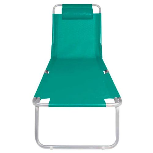 Espreguiçadeira de alumínio turquesa à venda na Balaroti. Relaxe com estilo e conforto. Confira promoções exclusivas no site!