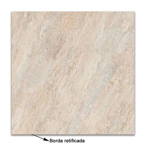 Cerâmica Bellacer Stone Beige "A" 75,5x75,5 Retificado