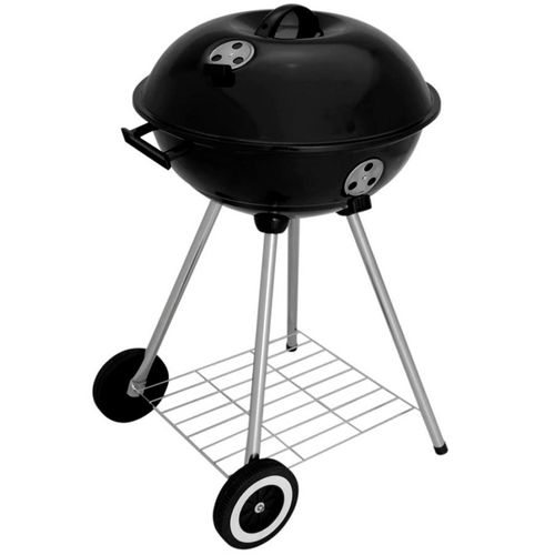 Churrasqueira em aço carbono com acabamento esmaltado. Ideal para fazer ótimos churrascos em casa. Compre agora online com entrega rápida.