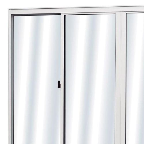 Janela Alumínio Mgm Soft com 4 Folhas sem Grade Branco 100x120x7,7