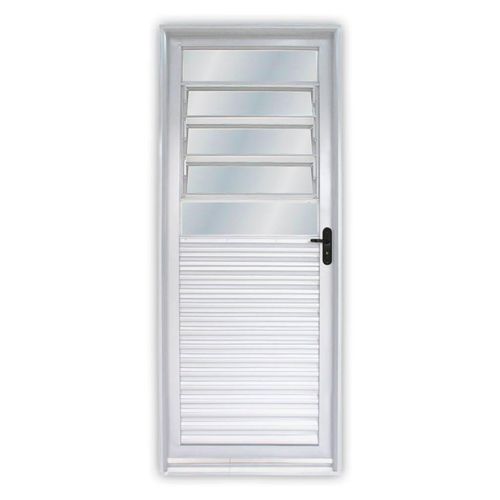 Porta de Aço Basculante Mgm Minas Sul com Vidro Branco 217x85x6