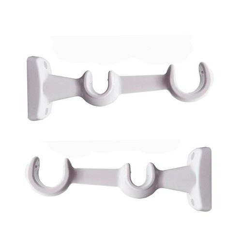 Suporte para Varão Bella Arte Slim Branco Fosco 28/19mm