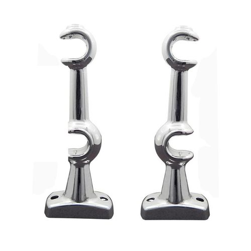 Suporte para Varão Bella Arte Prátiko Duplo Cromado 19x19mm