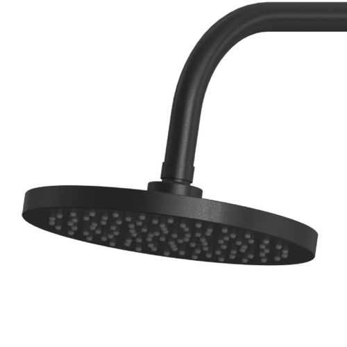 Chuveiro 20cm Redondo Real Black