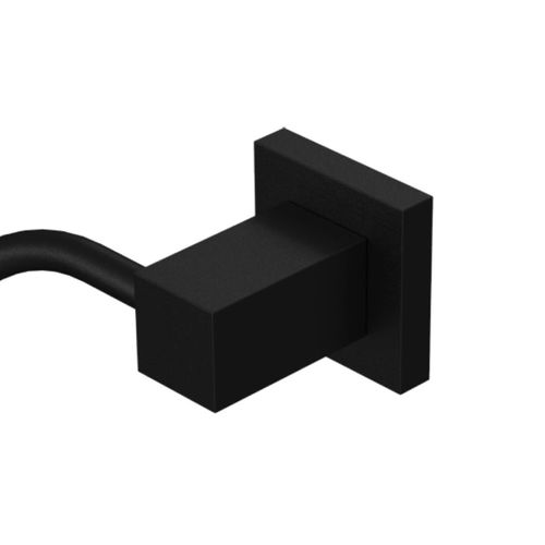 Porta Toalha Rosto Square Real Luxo Black