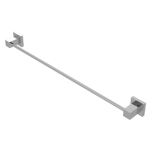 Porta Toalha Reto Square Real Luxo Cromado
