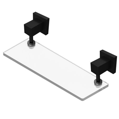 Porta Shampoo Reto Square Real Luxo Black