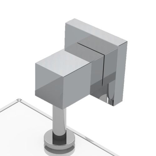 Saboneteira Square Luxo Real Cromado