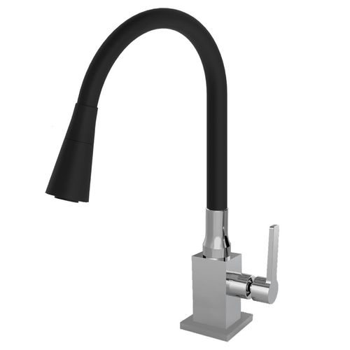 Torneira para Cozinha Mesa Real Colorflex Quadra Duo Preta
