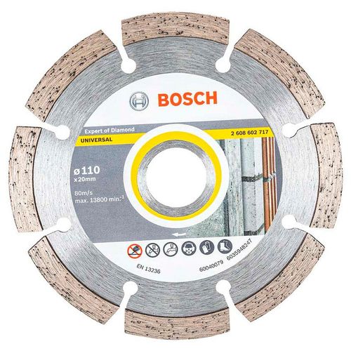 Disco diamantado segmentado Bosch Expert for Universal Multimaterial 110 x 20 x 8 mm 01 peça