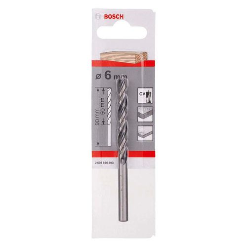 Broca Bosch para Madeira 3 Pontas 6,0mm