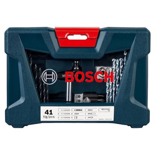 Kit de Pontas e Brocas Bosch V-Line 41 peças