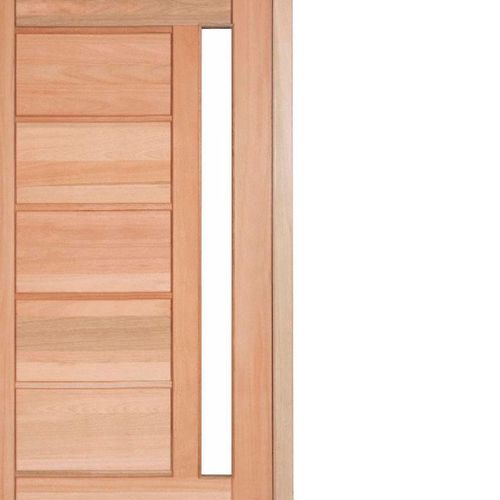 Porta Pivotante de Eucalipto Reck Completa 120x210x16cm