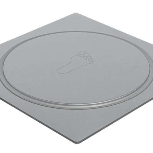 Ralo Click Inox Quadrado Real Cromado 15cm