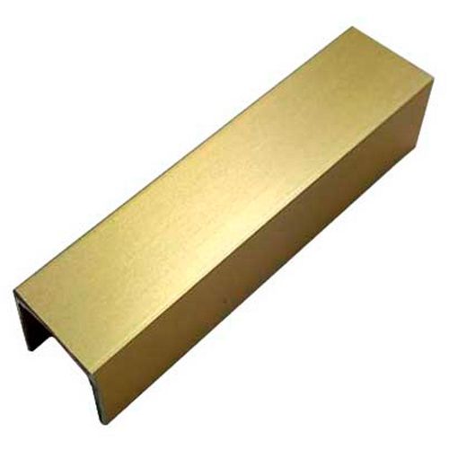 Perfil de Alumínio Viscardi 1,0x1,0x300cm Luxor Golden