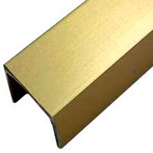 Perfil de Alumínio Viscardi 1,0x1,0x300cm Luxor Golden