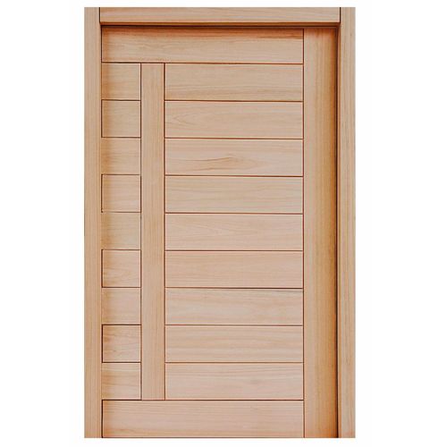Porta Pivotante de Eucalipto Reck Montada Passione 127x214