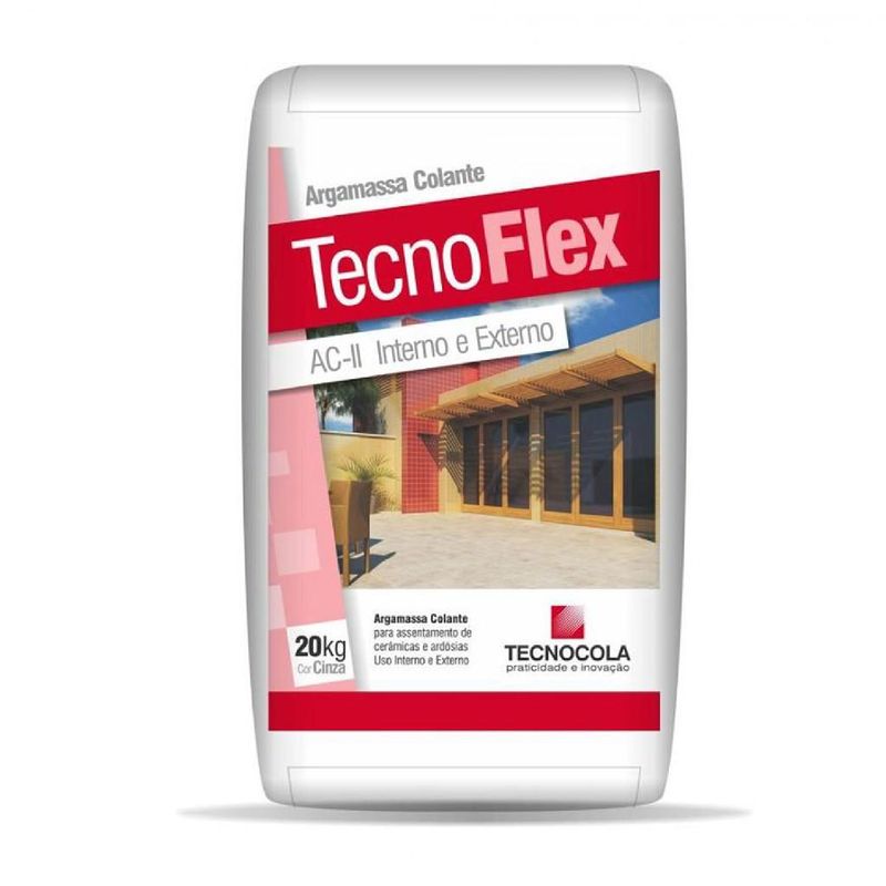 Argamassa Ac2 Tecnoflex Externo Cinza 20kg Balaroti