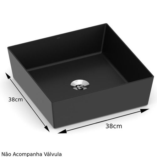 Cuba Apoio Platinum Incepa sem Mesa P5 Black Matte 38x38cm