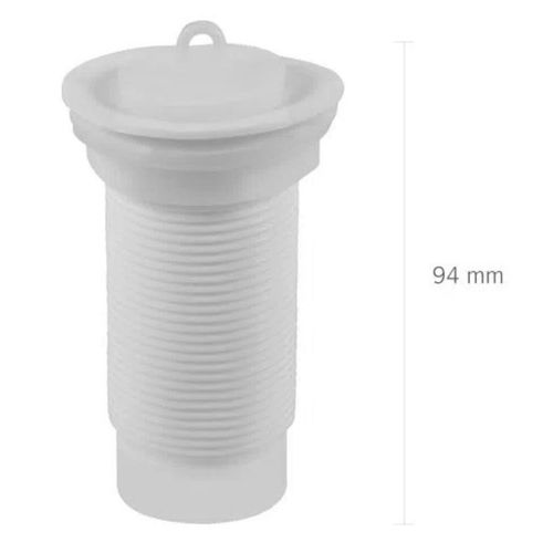 Válvula para Tanque Astra Saída Roscável Branco 40mm