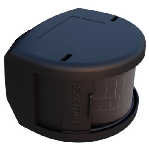Sensor de Presença Exatron de Parede Externo Preto