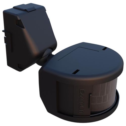 Sensor de Presença Exatron de Parede Externo Preto