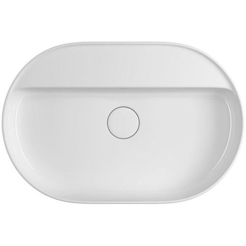 Cuba de Apoio Deca Oval com Mesa Branco 60cm