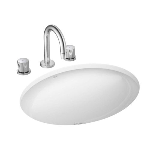 Cuba de Embutir Deca Oval Branco Gelo 49x36,5cm