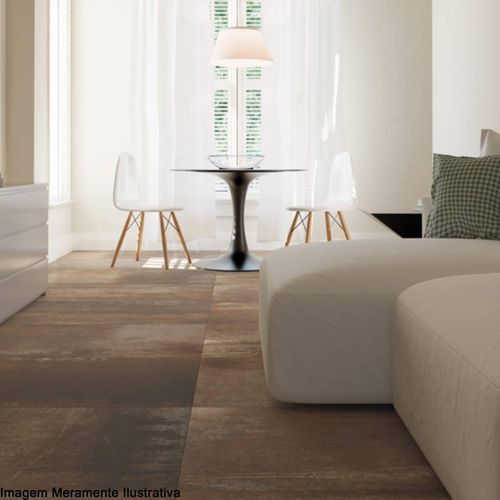 Porcelanato Acetinado Portinari Rusty "A" 58,4x117cm Retificado