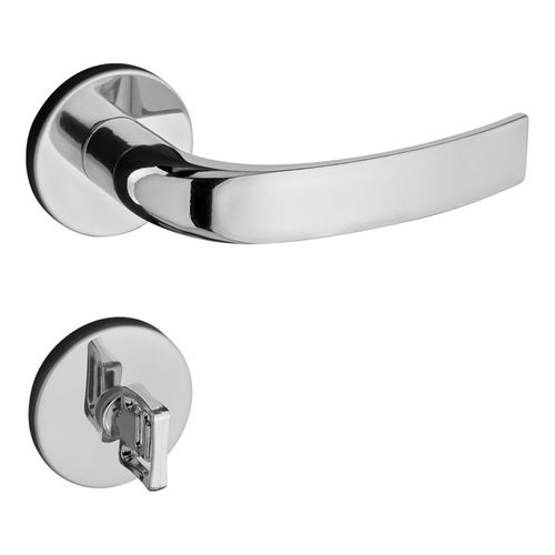 Fechadura Zamac 40mm Banheiro Copa Roseta 962/80B Cromado