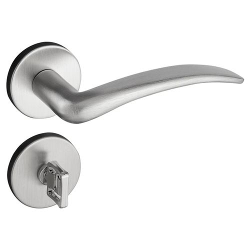 Fechadura Zamac 40mm Banheiro Classic Roseta RR1 691/40B Cromo Acetinado