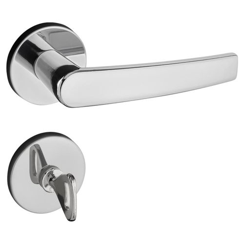 Fechadura Zamac 40mm Banheiro Concept Roseta RR1 401/40B Cromado