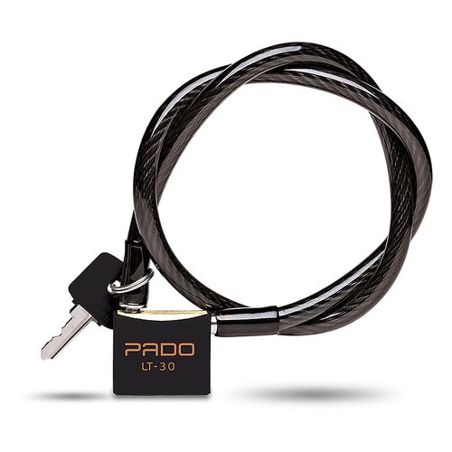 Cadeado em Latão Pado para Bike Preto
