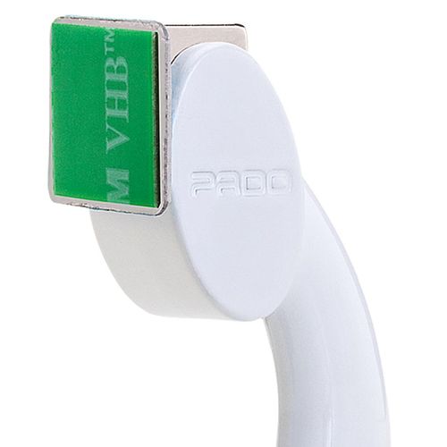 Fixador de Porta em Zamac Pado Magnético Branco