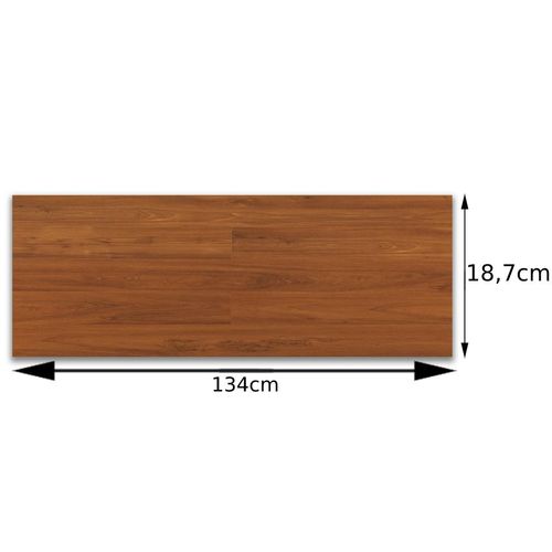 Piso Laminado Durafloor Space Nogueira Italiana 0,7x18,7x134cm